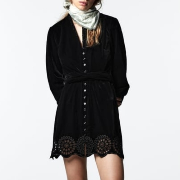 Zara dress Velvet - Picture 1 of 7